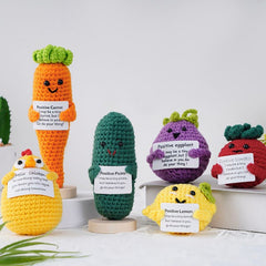 Positive Energy Crocheted Potato and Fruit Decor