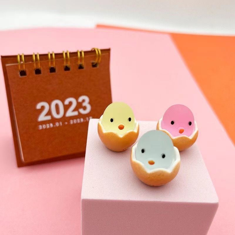 Luminous 3D DIY Eggshell Resin Decorations for Fridge