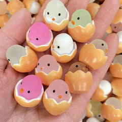 Luminous 3D DIY Eggshell Resin Decorations for Fridge