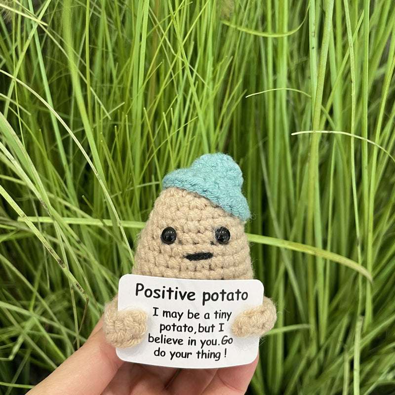 Handcrafted Positive Energy Potato Cucumber Keychain