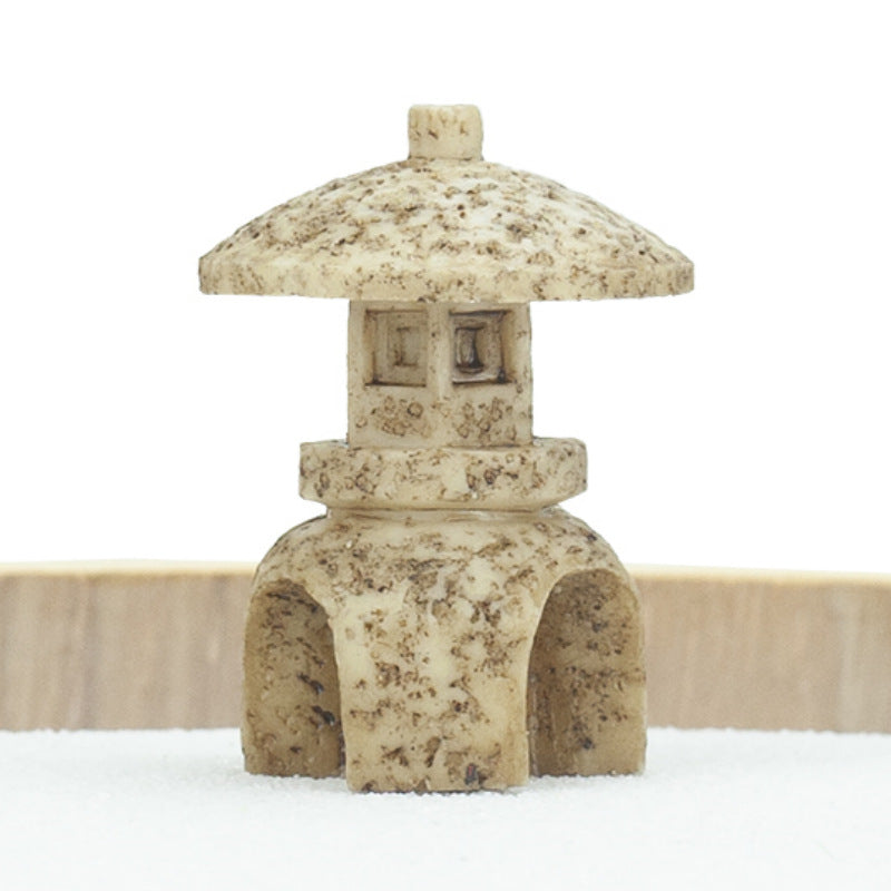 Zen Sand Tray Meditative Decor - DIY Miniature Art Piece