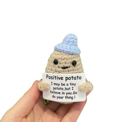 Handcrafted Positive Energy Potato Cucumber Keychain