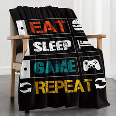 Gamer Blanket - Cozy Flannel Bedding for Couch