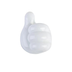 Creative Thumb Hook Data Cable Organizer (No Drilling)