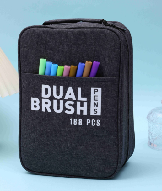 Double-ended Watercolor Pen with Washable Ink