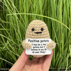 Handcrafted Positive Energy Potato Cucumber Keychain