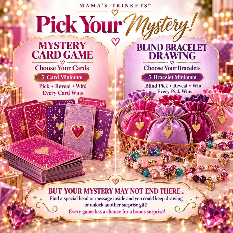 Mama's Trinkets Mystery Card Game