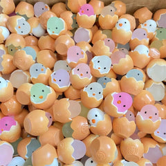 Luminous 3D DIY Eggshell Resin Decorations for Fridge