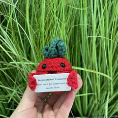 Positive Energy Crocheted Potato and Fruit Decor