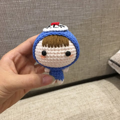 Crochet Doll Keychain Kit with Video Tutorial