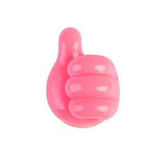 Creative Thumb Hook Data Cable Organizer (No Drilling)