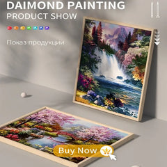 5D Diamond Painting Landscape Full Round Drill Art