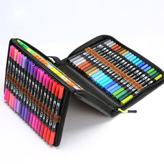 Double-ended Watercolor Pen with Washable Ink